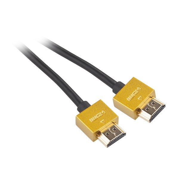 Kábel GoGEN HDMI 1.4, 1,5m, pozlátený, High speed, s ethernetom (GOGHDMI150MM03) čierny