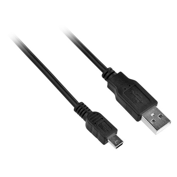 Kábel GoGEN USB/mini USB, 1,5m (GOGMINUSB150MM01) čierny