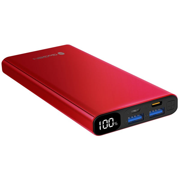 Powerbanka GoGEN PB100008 10000 mAh, USB-C PD 20W (PB100008R) červená