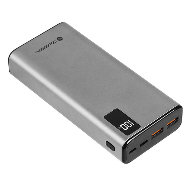 Powerbanka GoGEN PB200008 20000 mAh, USB-C PD 20W (PB200008S) strieborná