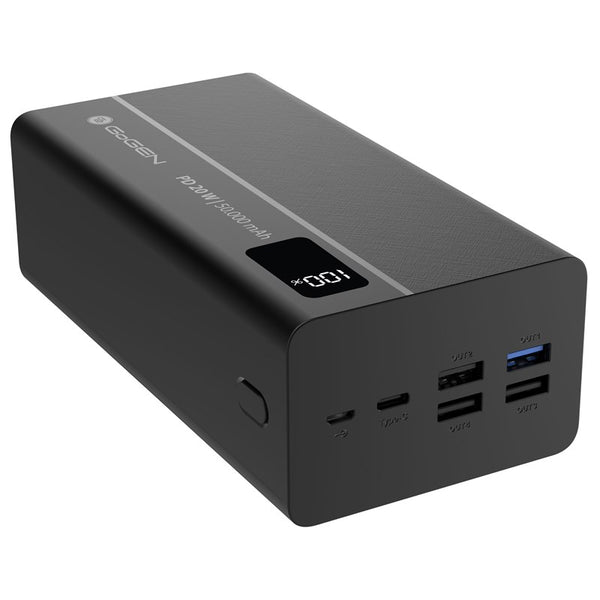Powerbanka GoGEN PB500001 50000 mAh, USB-C PD 20W (PB500001B) čierna