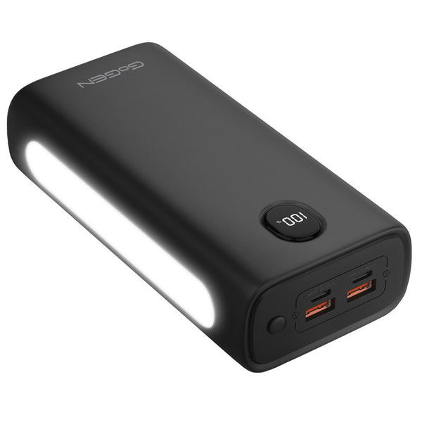 Powerbank GoGEN 30000mAh, PB300003B, PD20W (PB300003B) čierna