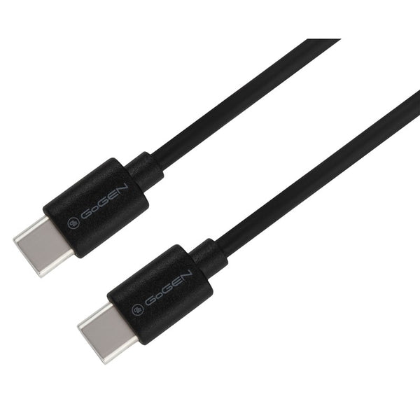 Kábel GoGEN USB-C / USB-C, 60W, 0,3m (USBCC030MM05) čierny