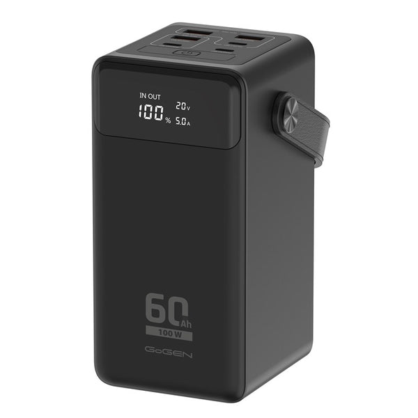 Powerbanka GoGEN PB600002B, 60000 mAh, PD 100W (PB600002B) čierna