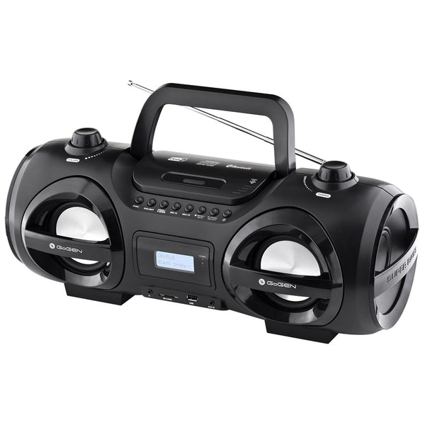 Rádioprijímač DAB+/CD GoGEN CDM 425 BTDAB čierny/strieborný