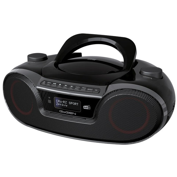 Rádioprijímač DAB+/CD GoGEN CDM 490 BTDABS čierny/strieborný